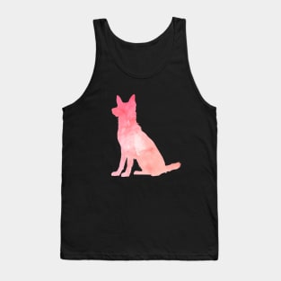 Pink German Shepherd Tank Top